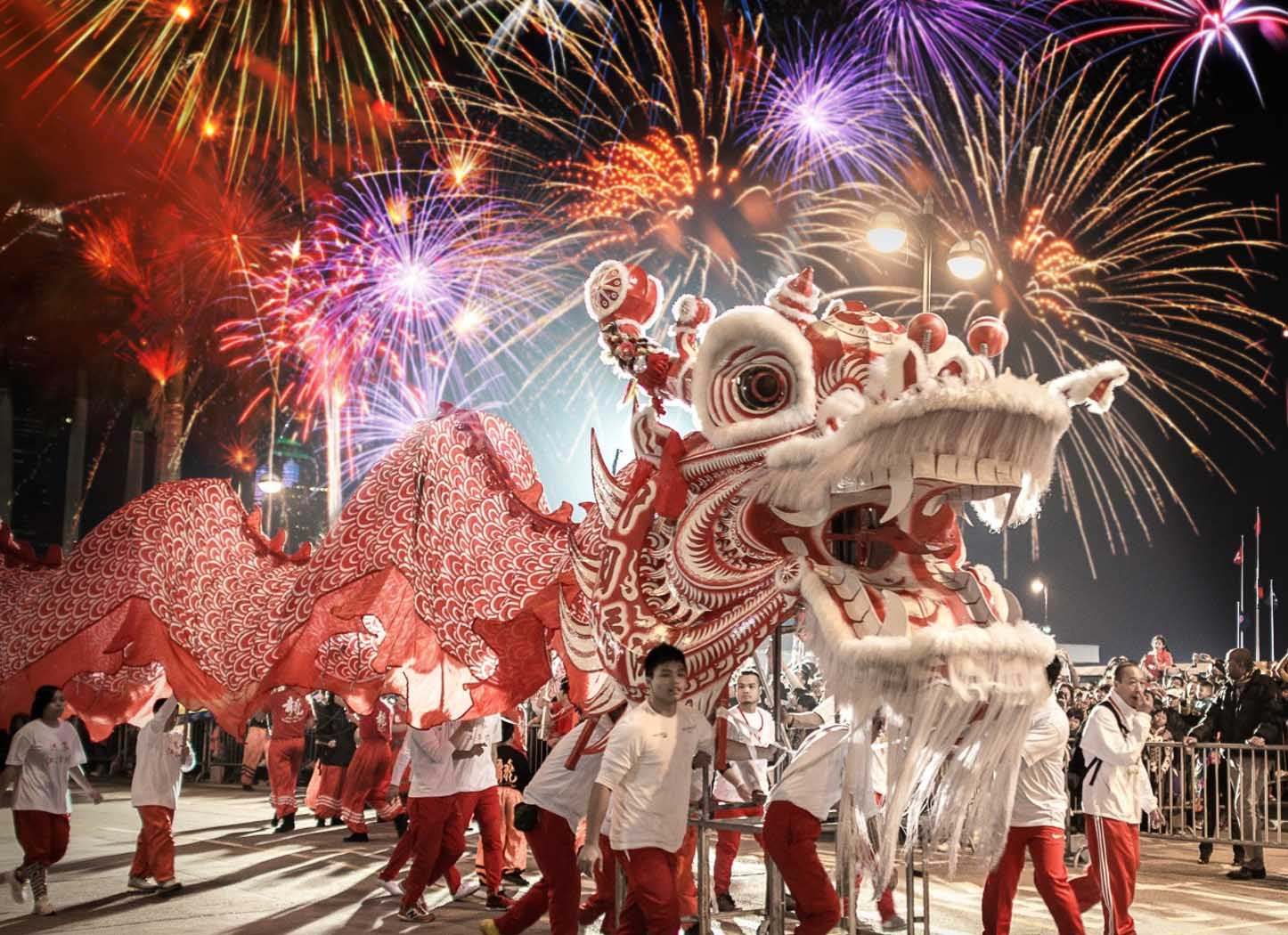 Dragones en el Obelisco, danza y música: así fueron los festejos por el Año Nuevo Chino, que continúan este domingo